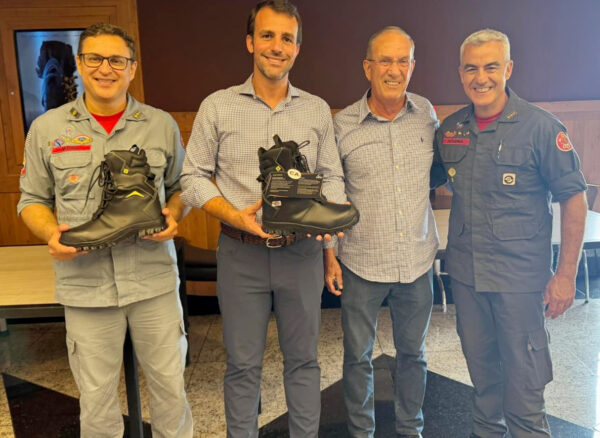 Tenente Coronel Kleber Moura, Lucas Bove, Antônio Veroneze e Coronel Diógenes