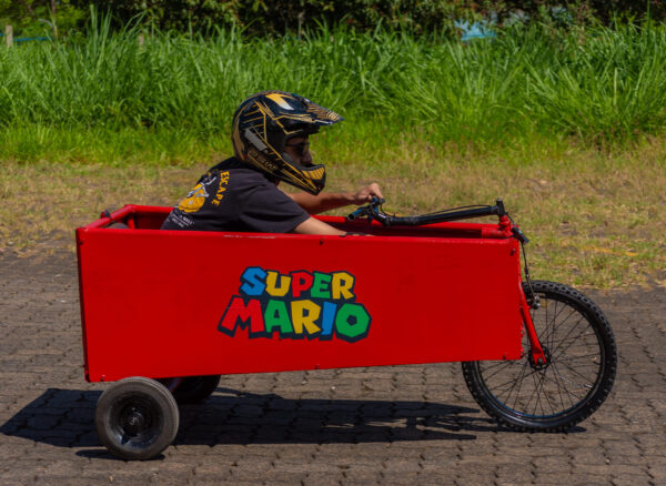 Gravity Car EEP transforma os tradicionais carrinhos de rolimã em desafio de engenharia. Foto - Ramalho Esportes