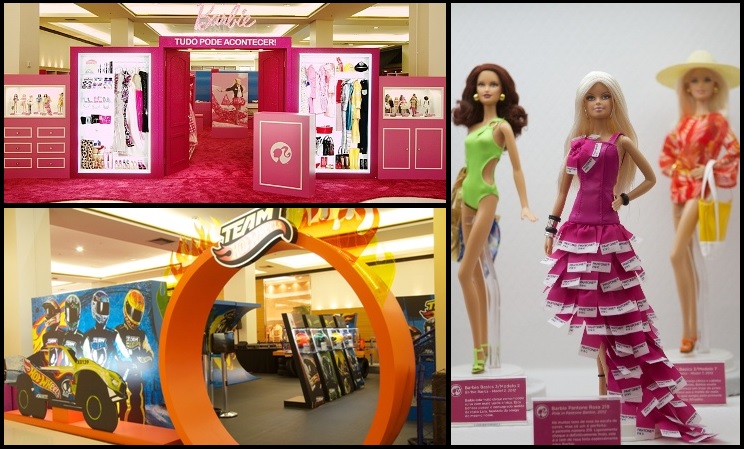 Boneca Barbie Estilista Fashion Closet Da Moda Acessórios - Azul